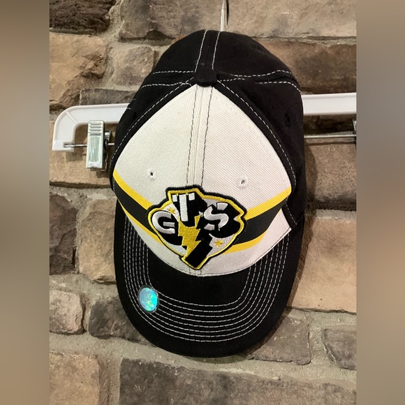 WWE GTS Black and White Cap with Yellow Accents - Picture 1 of 11